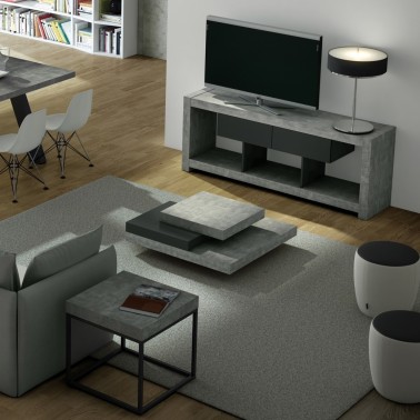 MESA DE CENTRO CUADRADA MODERNA SLATE