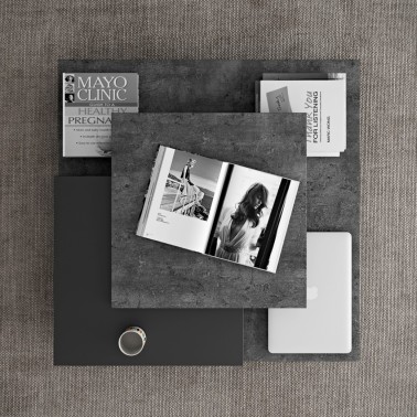 MESA DE CENTRO CUADRADA MODERNA SLATE