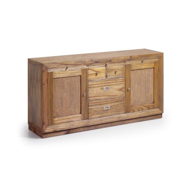 Moycor - Aparador Merapi con 3 cajones, 2 puertas y 3 bandejas extraibles