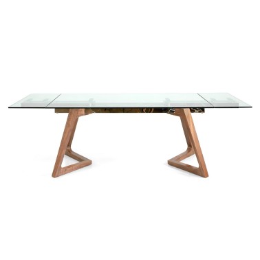 NACHER - MESA DE COMEDOR MODERNA EXTENSIBLE NIL