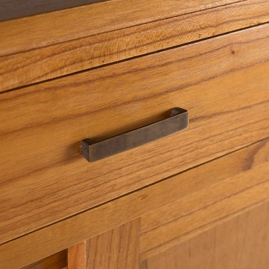 APARADOR INDUSTRIAL  MADHU CON 3 CAJONES Y 2 PUERTAS CORREDERAS