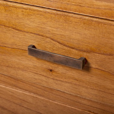 VITRINA INDUSTRIAL  MADHU CON 2 PUERTAS Y 8 CAJONES