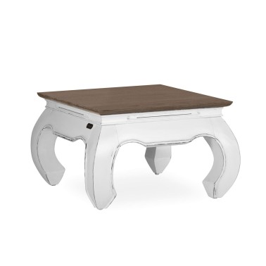 MESA DE CENTRO CUADRADA BLANCA OPIUM EVEREST