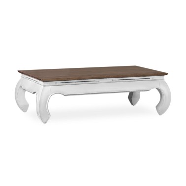 MESA DE CENTRO RECTANGULAR BLANCA OPIUM EVEREST