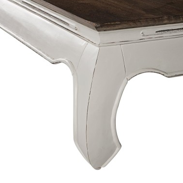 MESA DE CENTRO RECTANGULAR BLANCA OPIUM EVEREST