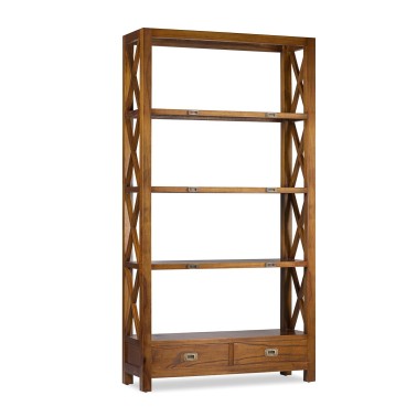 LIBRERIA CON 2 CAJONES 4 HUECOS COLONIAL STAR