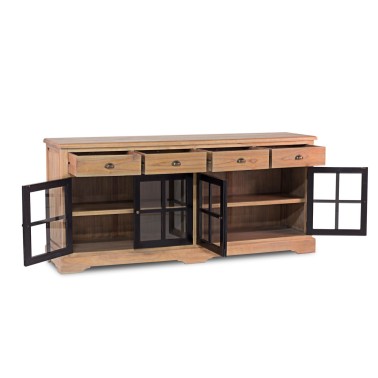 APARADOR VINTAGE SENA 4 CAJONES 2 PUERTAS