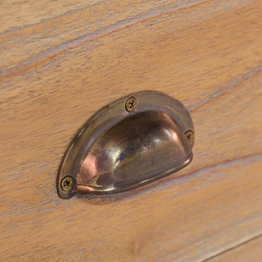 VITRINA VINTAGE SENA 3 CAJONES 4 PUERTAS