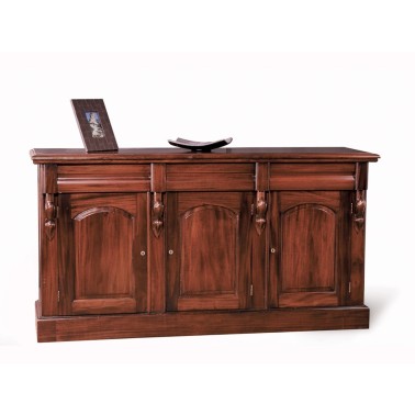 APARADOR VICTORIANO 3 PUERTAS Y SIN TRASERA