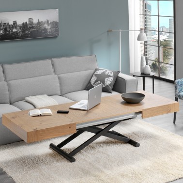 Mesa de centro elevable y extensible