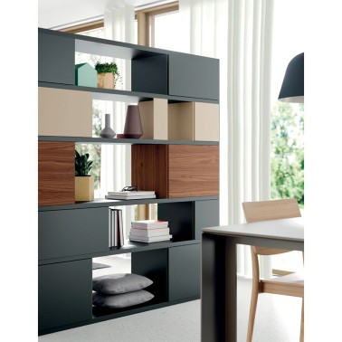 LINE - LIBRERIA MODULAR BIFACIAL 103
