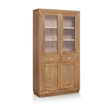 VITRINA COLONIAL CON 4 PUERTAS MERAPI