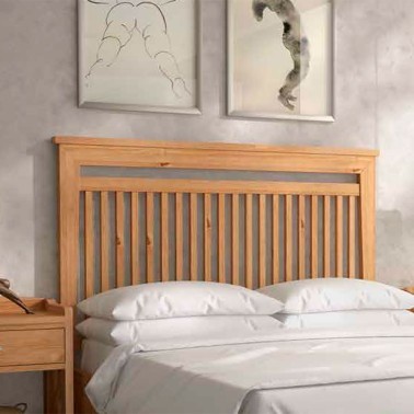 Cabecero listones madera