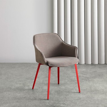 SILLA KEDUA CON PATAS METALICAS BY MOBLIBERICA