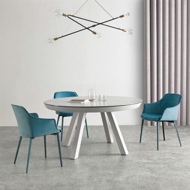 SILLA KEDUA CON PATAS METALICAS BY MOBLIBERICA