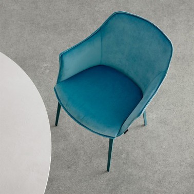 SILLA KEDUA CON PATAS METALICAS BY MOBLIBERICA