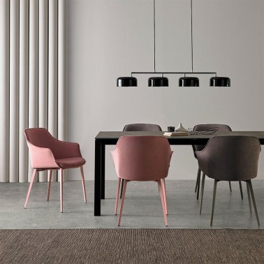 SILLA KEDUA CON PATAS METALICAS BY MOBLIBERICA