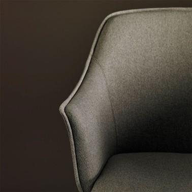 SILLA KEDUA CON PATAS MADERA BY MOBLIBERICA