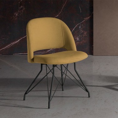 NACHER - SILLA DE COMEDOR TAPIZADA CASSIA B