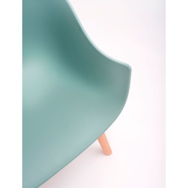 SILLA BAI WOOD POLIPROPILENO MADE IN ONDARRETA