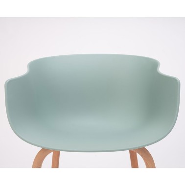 SILLA BAI WOOD POLIPROPILENO MADE IN ONDARRETA