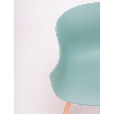 SILLA BAI WOOD POLIPROPILENO MADE IN ONDARRETA