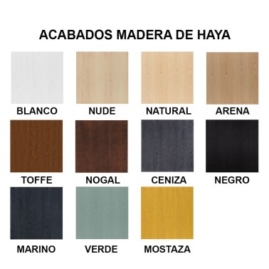 SILLA BAI WOOD TAPIZADA MADE IN ONDARRETA