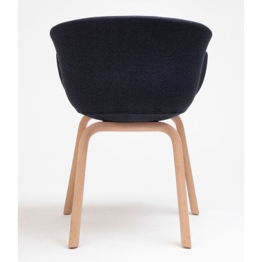 SILLA BAI WOOD TAPIZADA MADE IN ONDARRETA