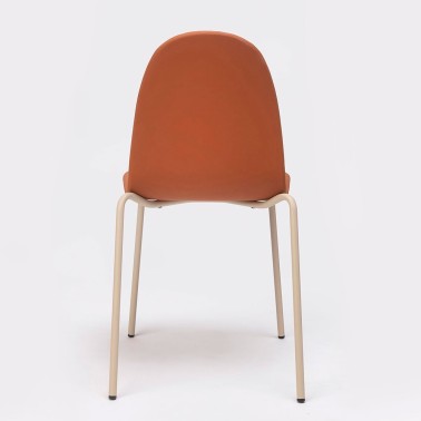 SILLA BOB TAPIZADA Y ESTRUCTURA DE ACERO MADE IN ONDARRETA