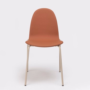 SILLA BOB TAPIZADA Y ESTRUCTURA DE ACERO MADE IN ONDARRETA