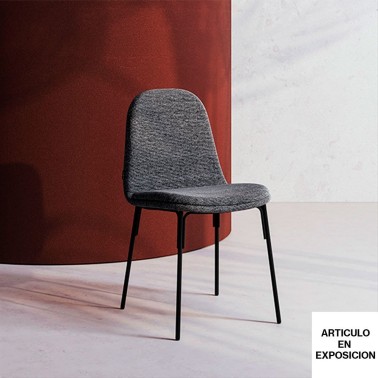 SILLA GALET CARCASA TAPIZADA Y ASIENTO TAPIZADO BY MOBLIBERICA