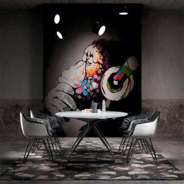 SILLA LAP CARCASA LACADA Y TAPIZADA CON PIES METAL BY DRESSY