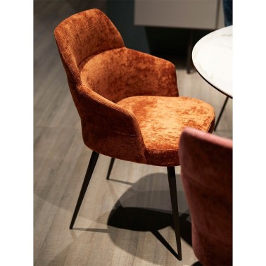 SILLA NUBO TAPIZADAS CON PATAS METALICAS BY DRESSY