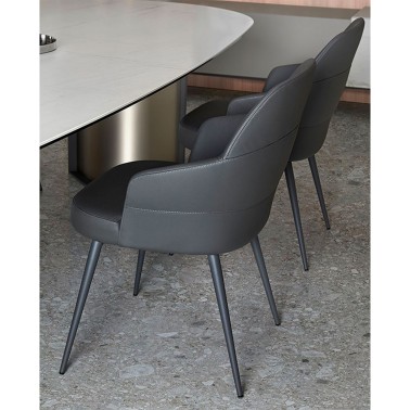SILLA NUBO TAPIZADAS CON PATAS METALICAS BY DRESSY