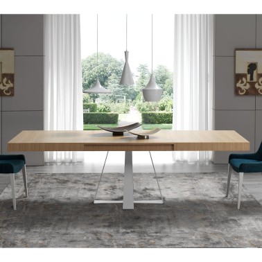 Mesa Cross de Indesan 160x90 con 2 extensiones de 47 cm