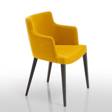 Silla con reposabrazos con tapizado Mystic de Aquaclean