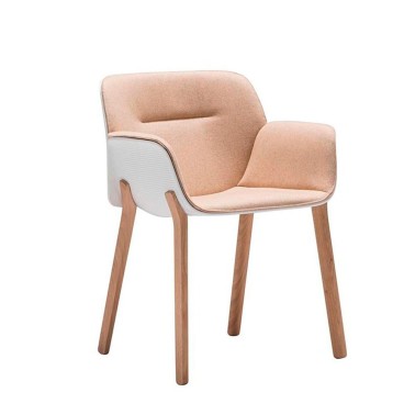SILLON NUEZ PATRICIA URQUIOLA PATAS MADERA DE ANDREU WORLD
