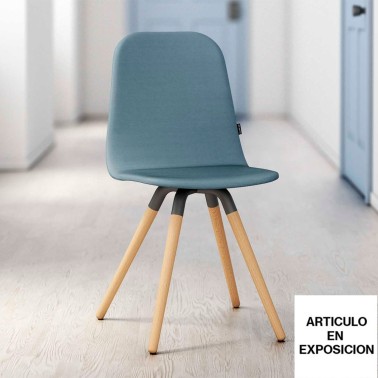 Silla de cocina tapizada de estilo nordico NUBA