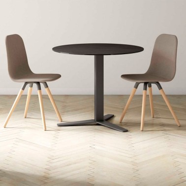 Silla de cocina tapizada de estilo nordico NUBA