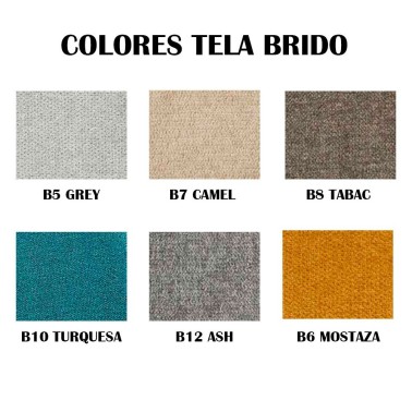SILLA LETI TAPIZADO TELA BRIDO