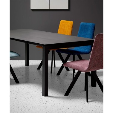 MESA DE COMEDOR FIJA EN PORCELANICO JULIA BY MOBLIBERICA