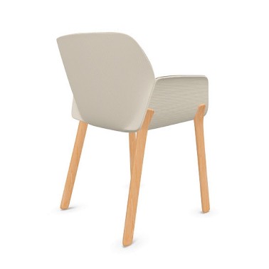 SILLON NUEZ PATRICIA URQUIOLA PATAS MADERA DE ANDREU WORLD