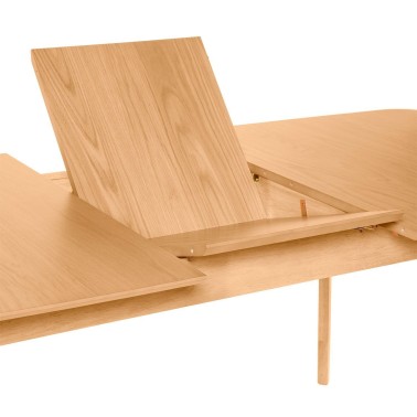 Mesa comedor nordica extensible roble MANEL