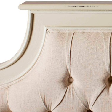 Cabecero clasico tapizado La Bresse para cama 150 cm