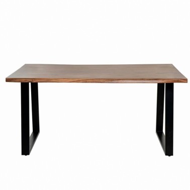 Mesa comedor madera acacia y patas metalicas MALMO