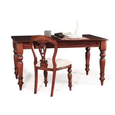 MESA DE COMEDOR VICTORIANA FIJA