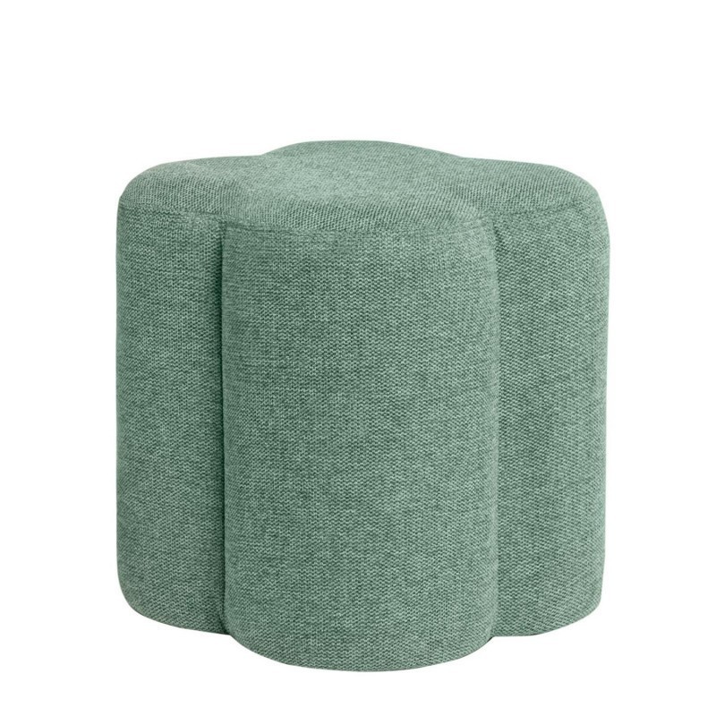 Puff tapizado tela color menta ARTUR