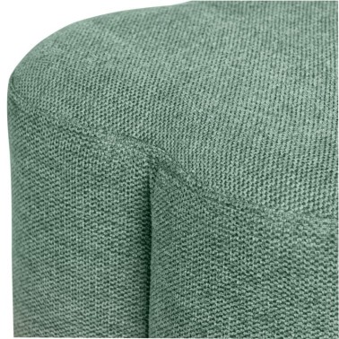 Puff tapizado tela color menta ARTUR