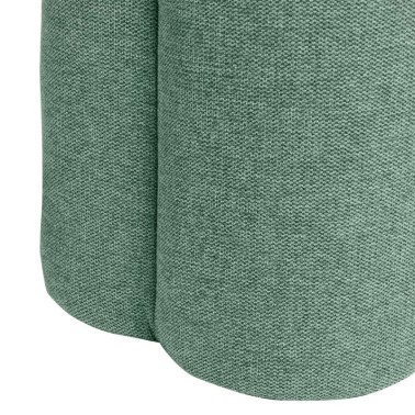 Puff tapizado tela color menta ARTUR