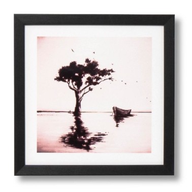 Tree - Cuadro moderno marco negro 30x30 cm